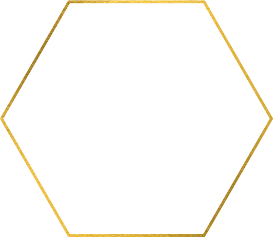Gold Hexagon Border